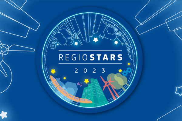 This shows the REGIOSTARS logo
